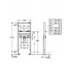 Инсталляция для умывальника Grohe Rapid SL 38554001