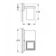 Склянка з поличкою Grohe Allure Brilliant 40503000