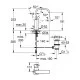 Змішувач для раковини Grohe Allure Brilliant 32146000
