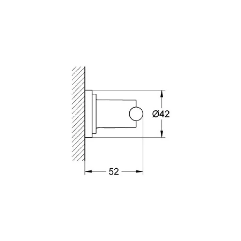 Крючок Grohe Atrio 40312000