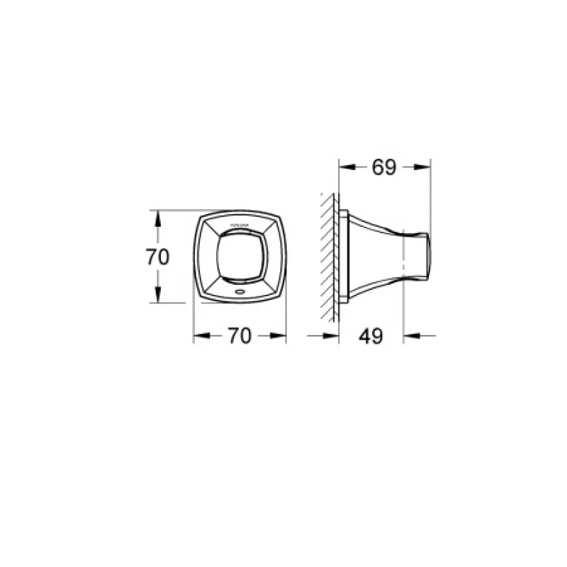Держатель лейки Grohe Grandera 27969IG0