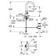 Змішувач для раковини Grohe Atrio L 21022000