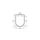 Кришка для унітазу ROCA Inspira Round Soft Close Supralit A80152200B