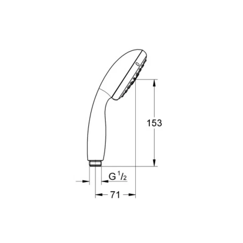 Душова лійка Grohe New Tempesta 100 28419002