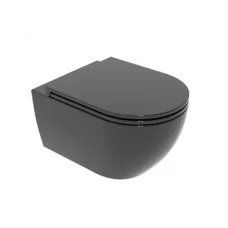 Унитаз подвесной GSG LIKE glossy black LKWCSO002
