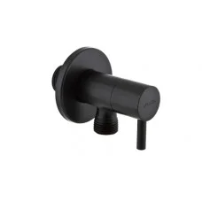 Сантехнический кран угловой Valvex Vega Black 1/2х3/8
