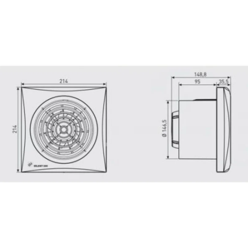 Вентилятор Soler&Palau SILENT-300 CRZ'PLUS' 230V 50 5210420500