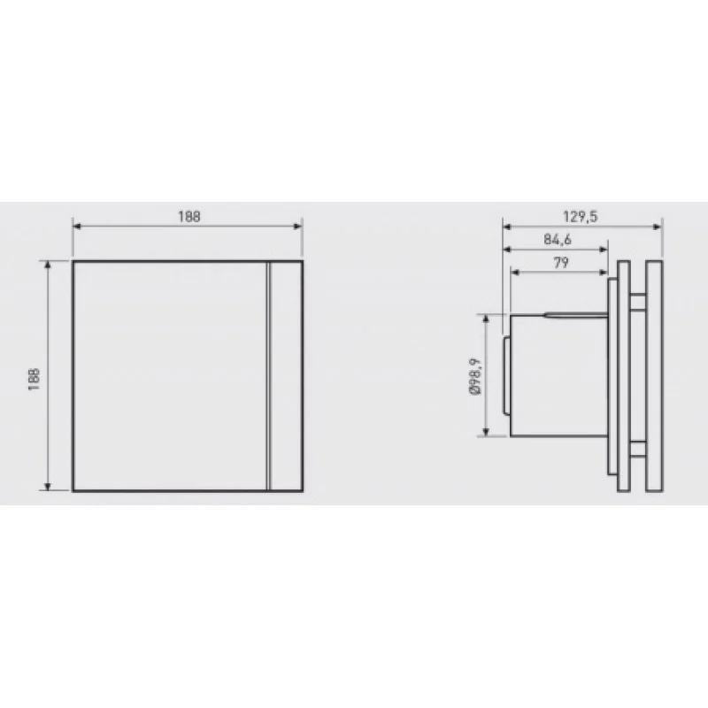 Вентилятор Soler&Palau SILENT-100 CZ IVORY DESIGN-4C (230V 50) 5210622600