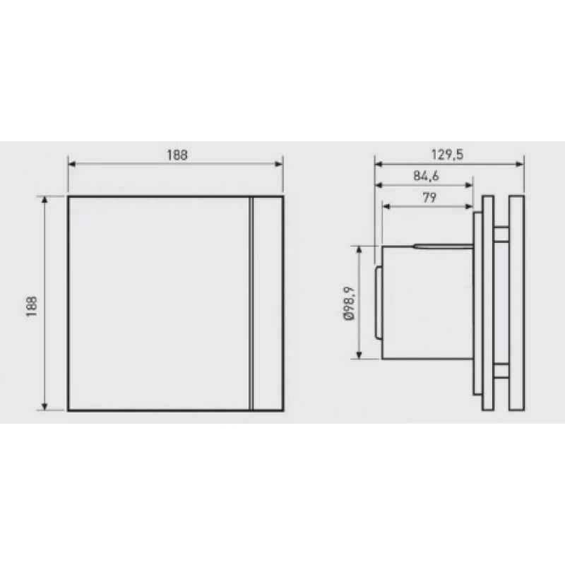 Вентилятор Soler&Palau SILENT-100 CZ DESIGN SWAROVSKI (230V 50) 5210622300