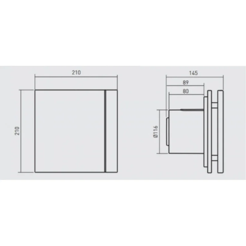 Вентилятор Soler&Palau SILENT-200 CZ RED DESIGN - 4C (230V 50) 5210616800