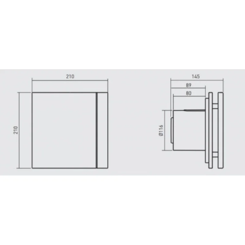 Вентилятор Soler&Palau SILENT-200 CHZ DESIGN - 3C (230V 50) 5210604200