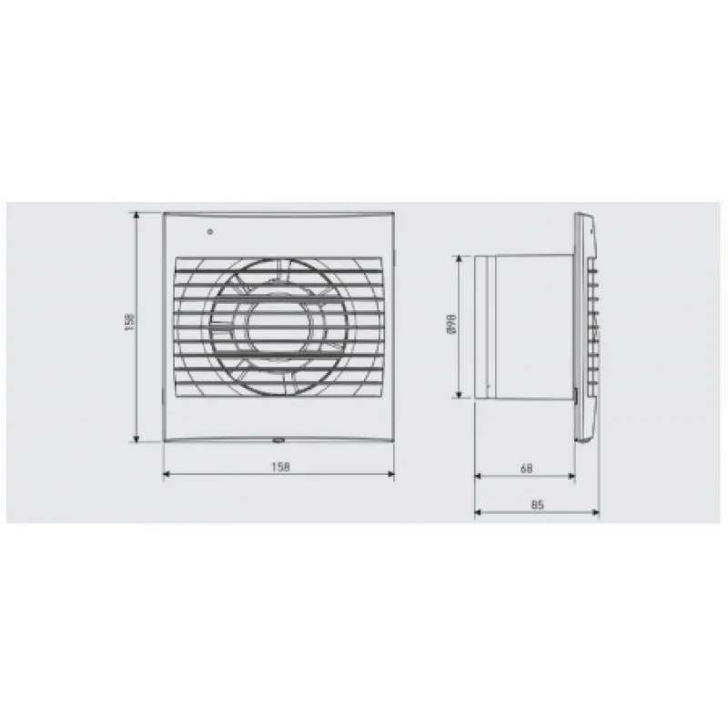 Вентилятор Soler&Palau DECOR-300 C 'Z' 230V 50 5210207600