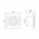 Вентилятор Soler&Palau DECOR-200 CR 230V 50 5210102900