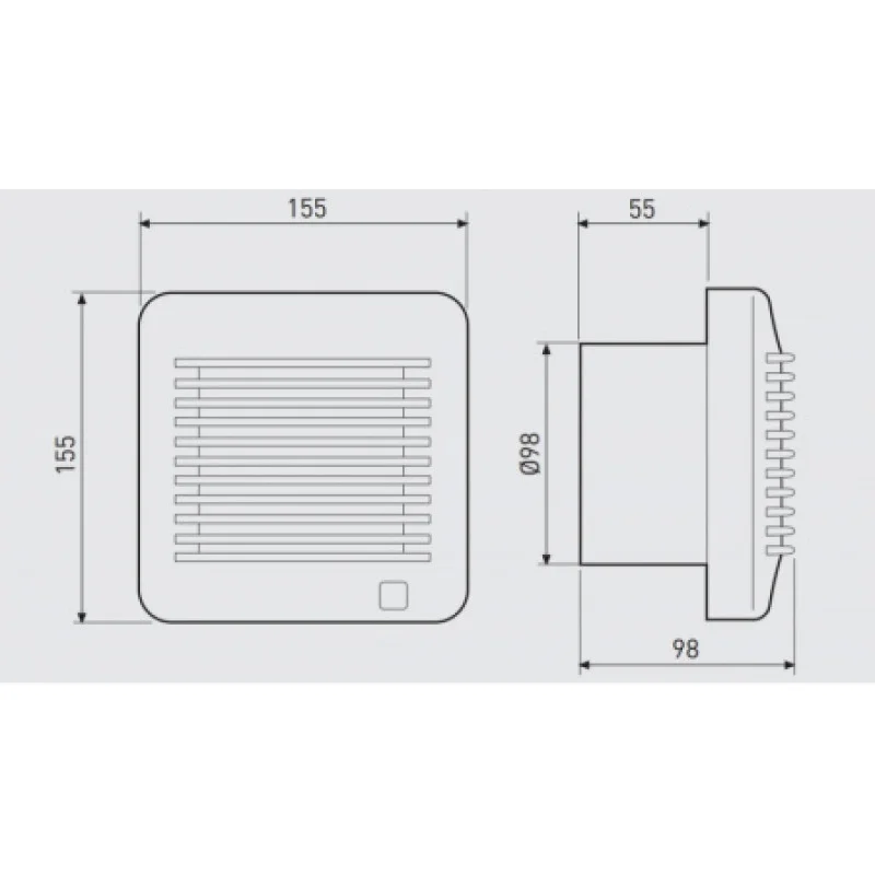 Вентилятор Soler&Palau EDM-100 S 230V 50 5211450100