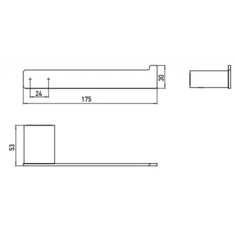 Держатель для запасного рулона EMCO Loft 050500100