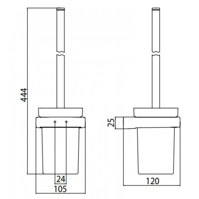 Туалетный ерш EMCO Loft 051500100