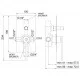 Смеситель скрытого монтажа Rubinetterie 3M TIME IT5149CCT3ZZ