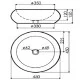 Раковина Bathco FIJI Negro 450x150 мм 00315