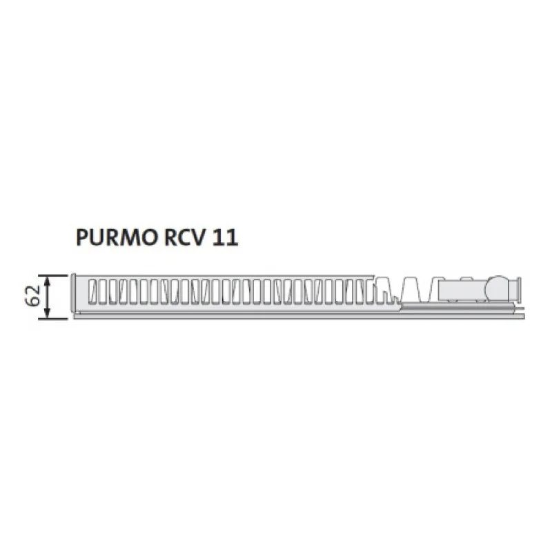 Стальной радиатор Purmo Ramo Ventil Compact  11 тип 600х600 мм