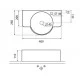 Раковина Bathco VENECIA 400x260x110 мм 4052