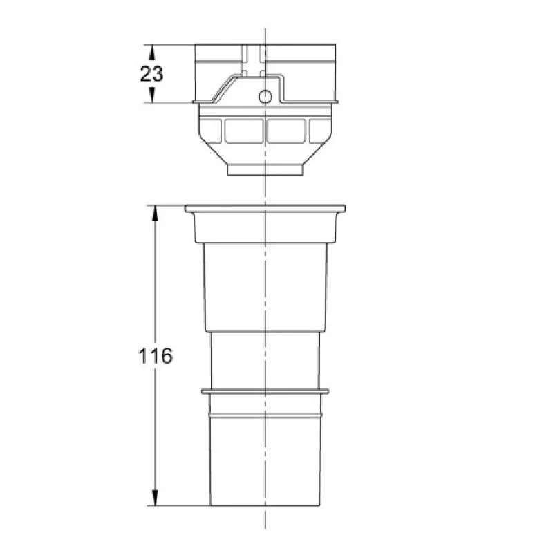 Перехідник 4,5 л для GD 2 Grohe 42333000
