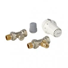 Комплект для радіатора DANFOSS RAS-C+RA-FN+RLV-S Ду15 прямий 013G2229