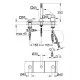 Смеситель для ванны Grohe Eurocube 19966000