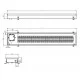Внутрішньопідлоговий конвектор CARRERA SE (Inox) 230/2250/90 Electro 220
