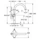 Смеситель для ванны напольный Grohe Atrio 32653003