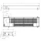Внутрипольный конвектор CARRERA 4SV2 (Inox) 280/3000/110