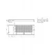 Внутрипольный конвектор CARRERA CV2 (Inox) 380/1750/65