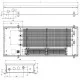 Внутрипольный конвектор CARRERA CV2 (Inox) 400/1250/120