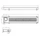 Внутрішньопідлоговий конвектор CARRERA SE (Inox) 230/1000/90 Electro 220