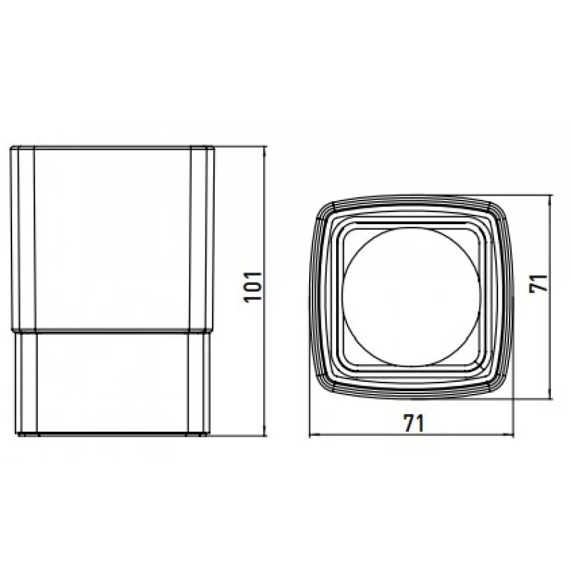 Склянка EMCO Loft 052000101