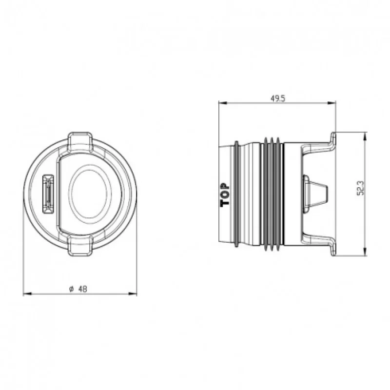 Сухий сифон ACO EasyStop DN 50 9010.79.24