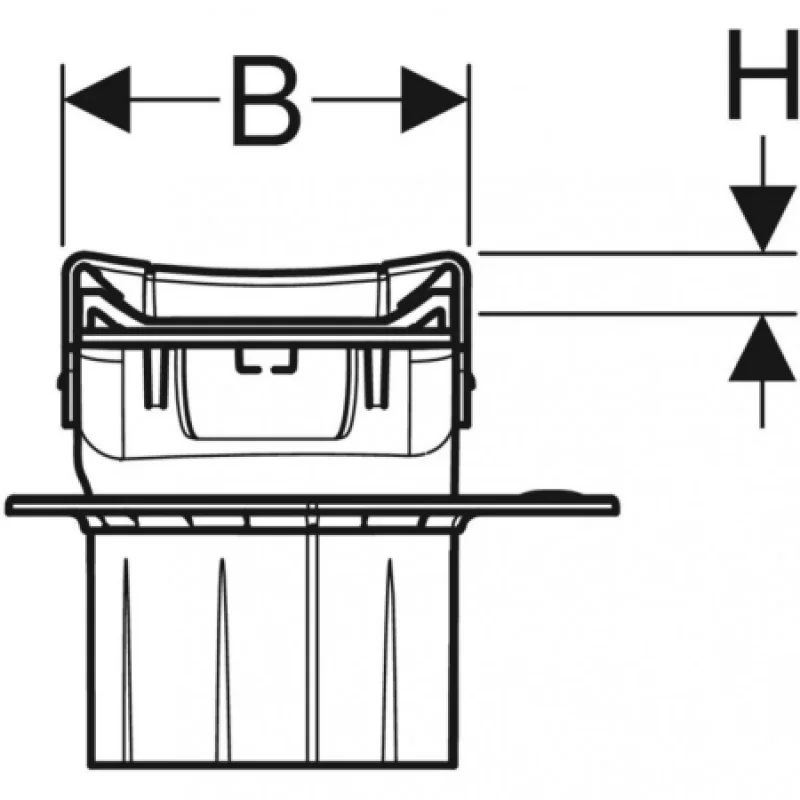 Дренажний канал Geberit CleanLine 80 154.440.KS.1