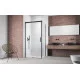 Душова кабіна Radaway Idea Black KDJ 100L фронтальна частина 1000x2005 387040-54-01L