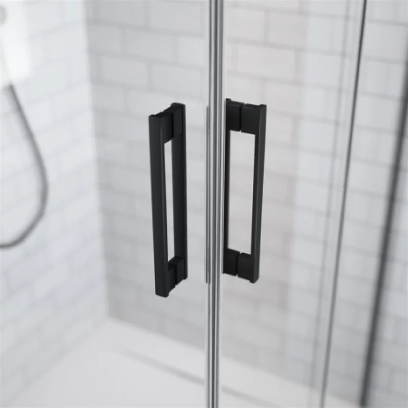 Душова кабіна Radaway Idea Black KDJ 100L фронтальна частина 1000x2005 387040-54-01L