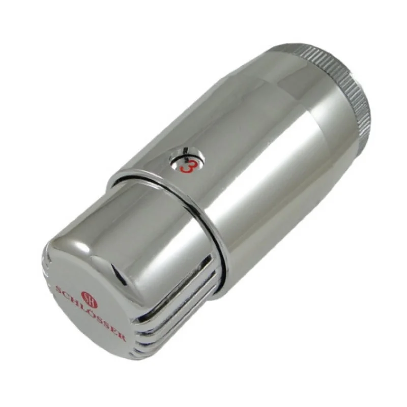 Термостатическая головка Schlosser MINI Diamant (M30X15) хром 601100053