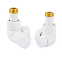 Комплект с ручным регулированием Schlosser LUX осевой левый GZ 1/2 х 15 mm Cu белый 606300007