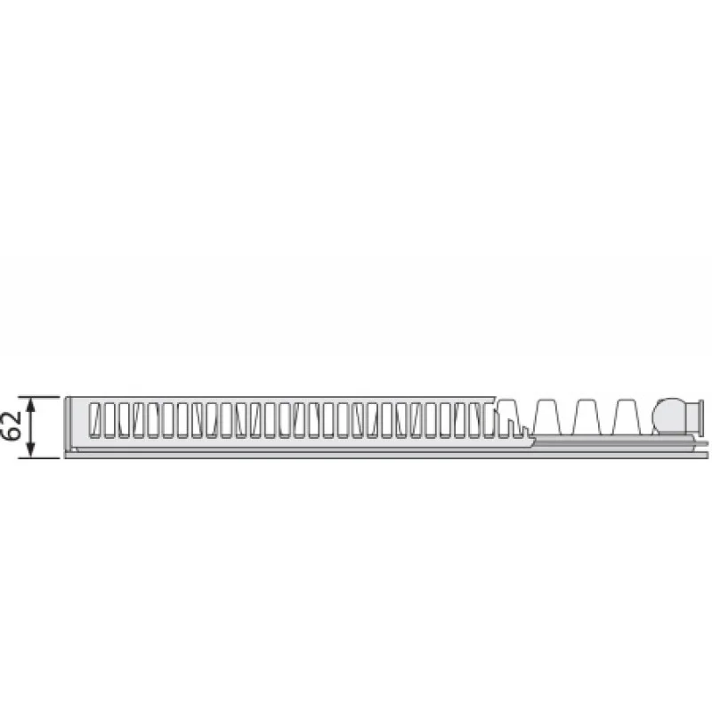 Стальной радиатор Purmo Plan Compact 11 тип 900х500 мм