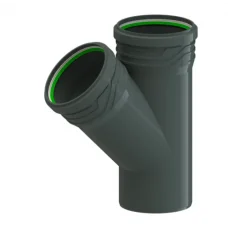 Трійник редукційний ASG 110 - 75 мм 45° 6543124