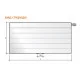 Стальной радиатор Purmo Ramo Ventil Compact M,  22 тип 500х1400 мм