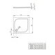 Душевой поддон RADAWAY Delos C 900х900х50 SDC0909-01