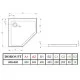 Душевой поддон RADAWAY Doros PT 900х900х50 SDRPT9090-01