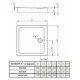 Душевой поддон RADAWAY Doros C Compact 1000х1000х115 SDRC1010-05