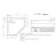 Душевой поддон RADAWAY Doros PT Compact 900х900х115 SDRPTP9090-05