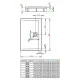 Душовий піддон + ніжки RADAWAY Argos D 1500х900х145 4ADN915-02