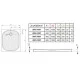 Душевой поддон RADAWAY Zantos F 1000х800х32 M3ZNF1080-06