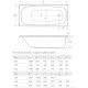 Ванна акрилова Radaway Tesalia 1800x800 WA1-06-180x080U